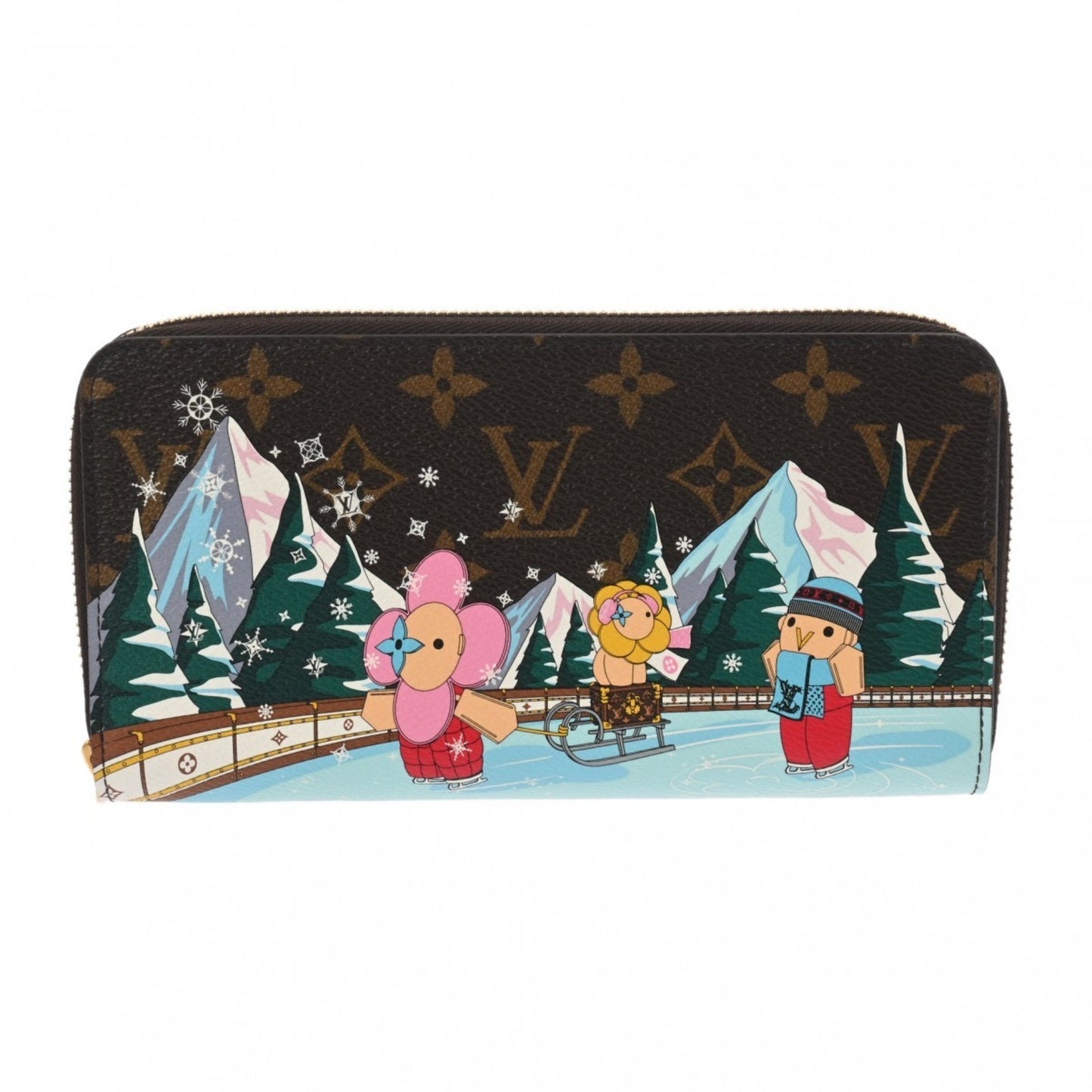 Louis Vuitton Monogram  Monogram pink Monogram Long Bill Wallet (Bi-Fold)