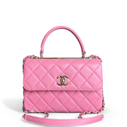 Chanel Trendy CC Small - Quilted Lambskin Light Pink Gold Hardware Series 30
