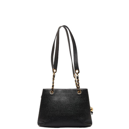Chanel Coco Chain Shoulder Bag A08036 Black Caviar S  Chanel
