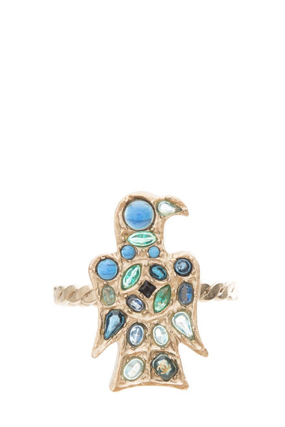 Chanel Fall 2007 Blue Stone Thunderbird Champagne Cuff