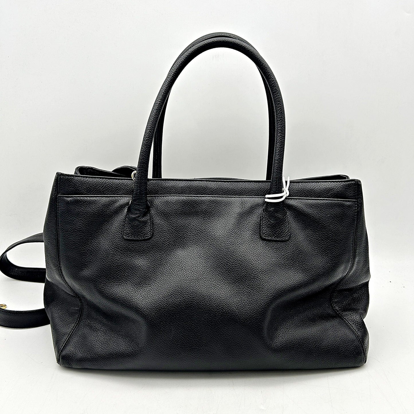CHANEL Calfskin Cerf Executive Shopper Tote Black LA