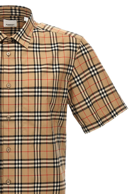 Burberry Men Check Shirt