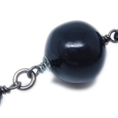 Chanel CC Necklace Black 10C