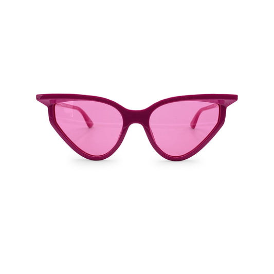 Balenciaga Pink Fuchsia Cat Eye Sunglasses Bb0101S 56/19 140Mm