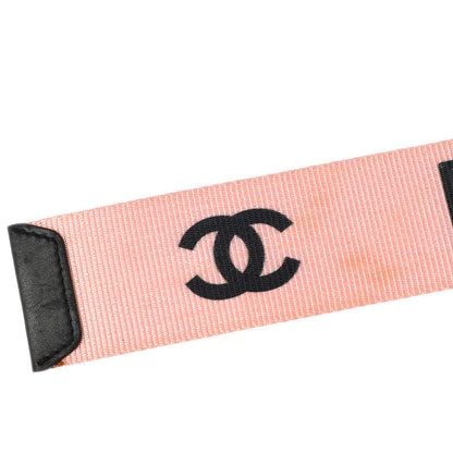 Chanel Cassette Tape Belt Pink 04P #75/30 Small Good