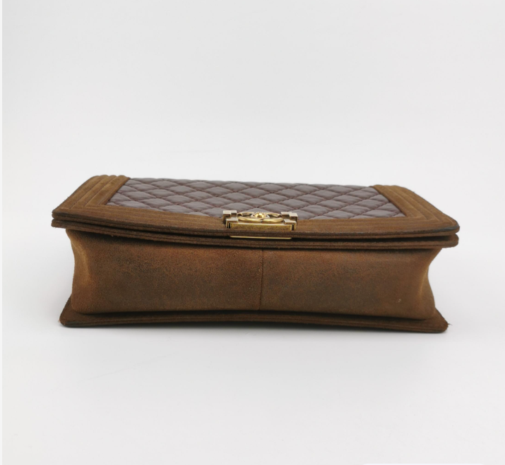 Chanel Leboy bag oil wax leather Burgundy *.*.cm