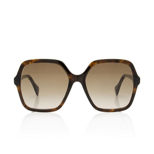 Gucci Interlocking GG Oversized Square Sunglasses