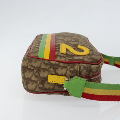 Christian Dior Vintage Rasta Crossbody Bag Diorissimo Canvas Beige Canvas Shoulder Bag Bag ()