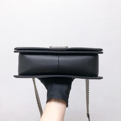 Le Boy Old Medium Caviar Black RHW