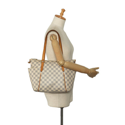 LOUIS VUITTON Totally PM in Damier Azur N41280 Tote Bag White