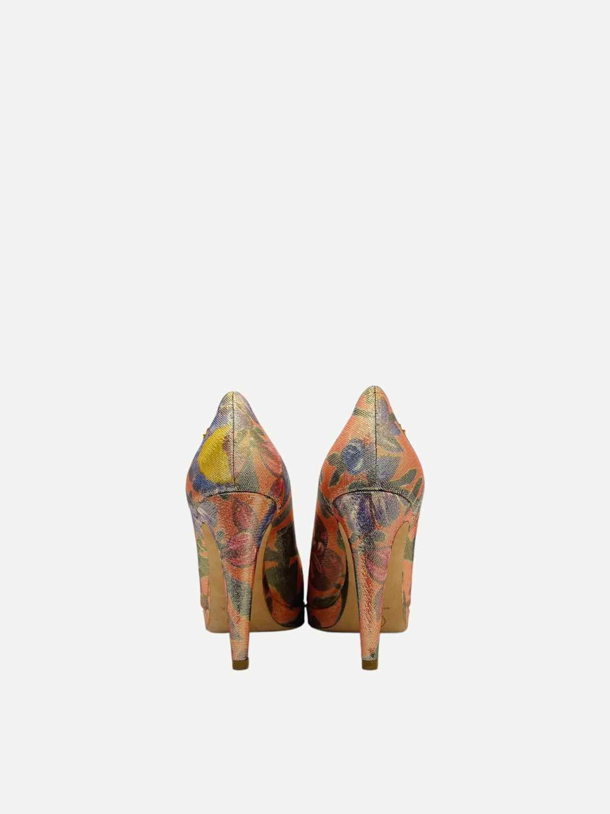 CHANEL Paris-Dubai Gold Multicolor Size EU 39 Pumps