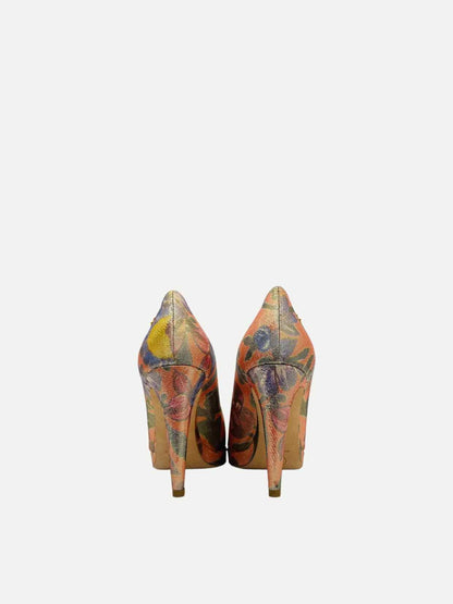 CHANEL Paris-Dubai Gold Multicolor Size EU 39 Pumps