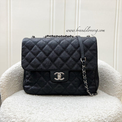 Chanel 18P Seasonal Flap in Black Caviar and SHW (Model: A57049)