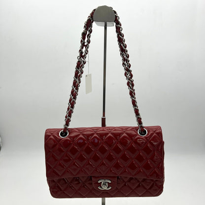 Chanel Classic Patent Maxi Double Flap Bag - Red Shoulder Bags, Handbags AF