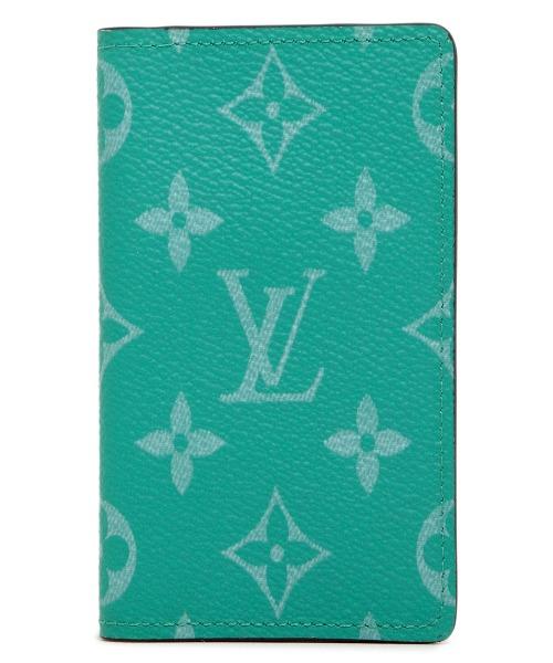 Louis Vuitton Pocket Organiser Taiga Monogram Vert