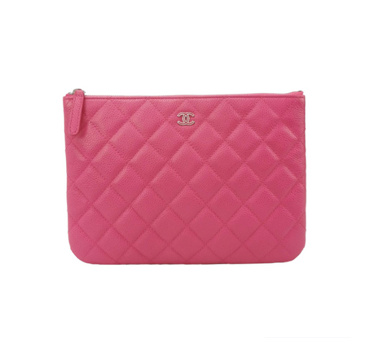 Chanel clutch pink