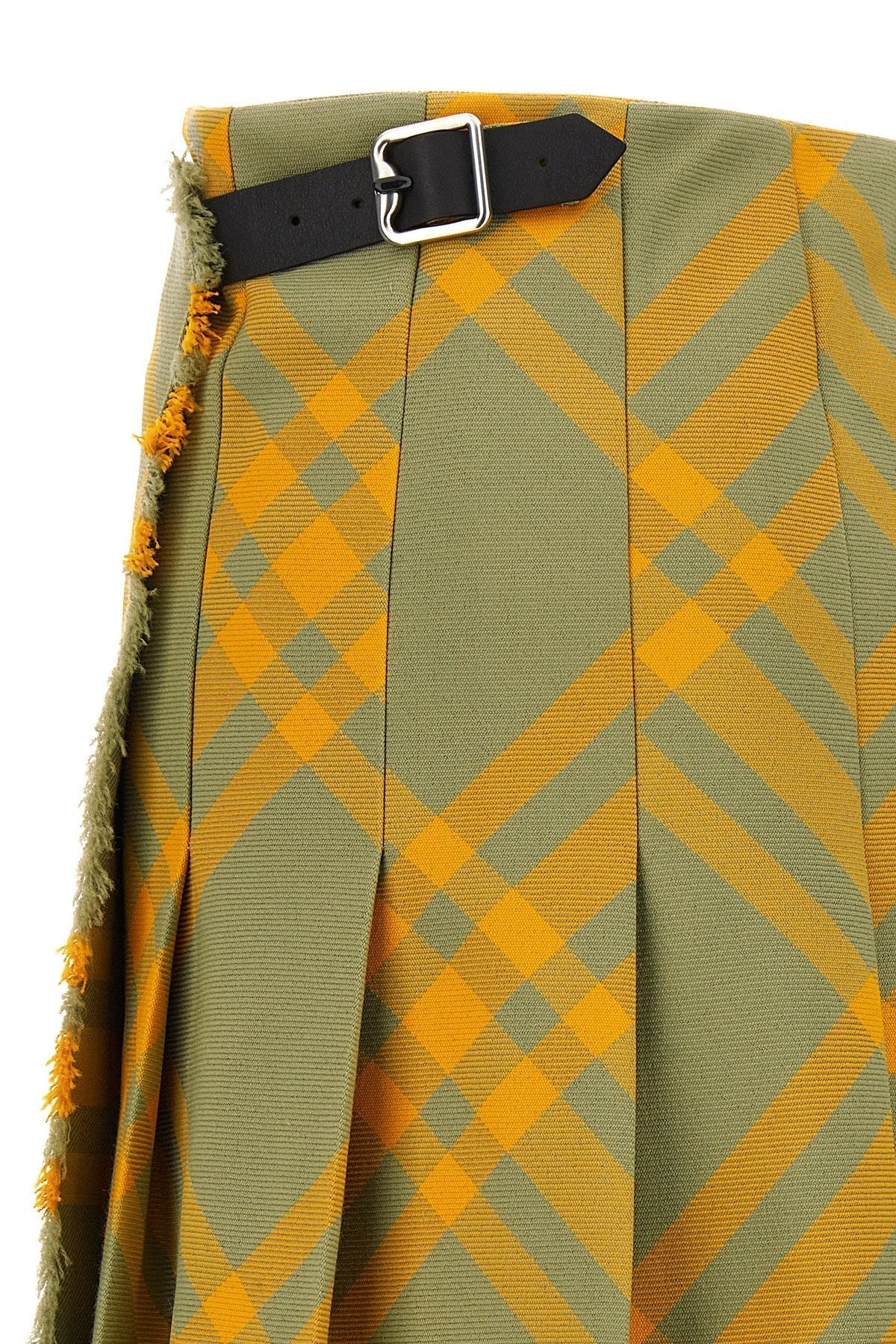 Burberry Women Check Kilt Skirt