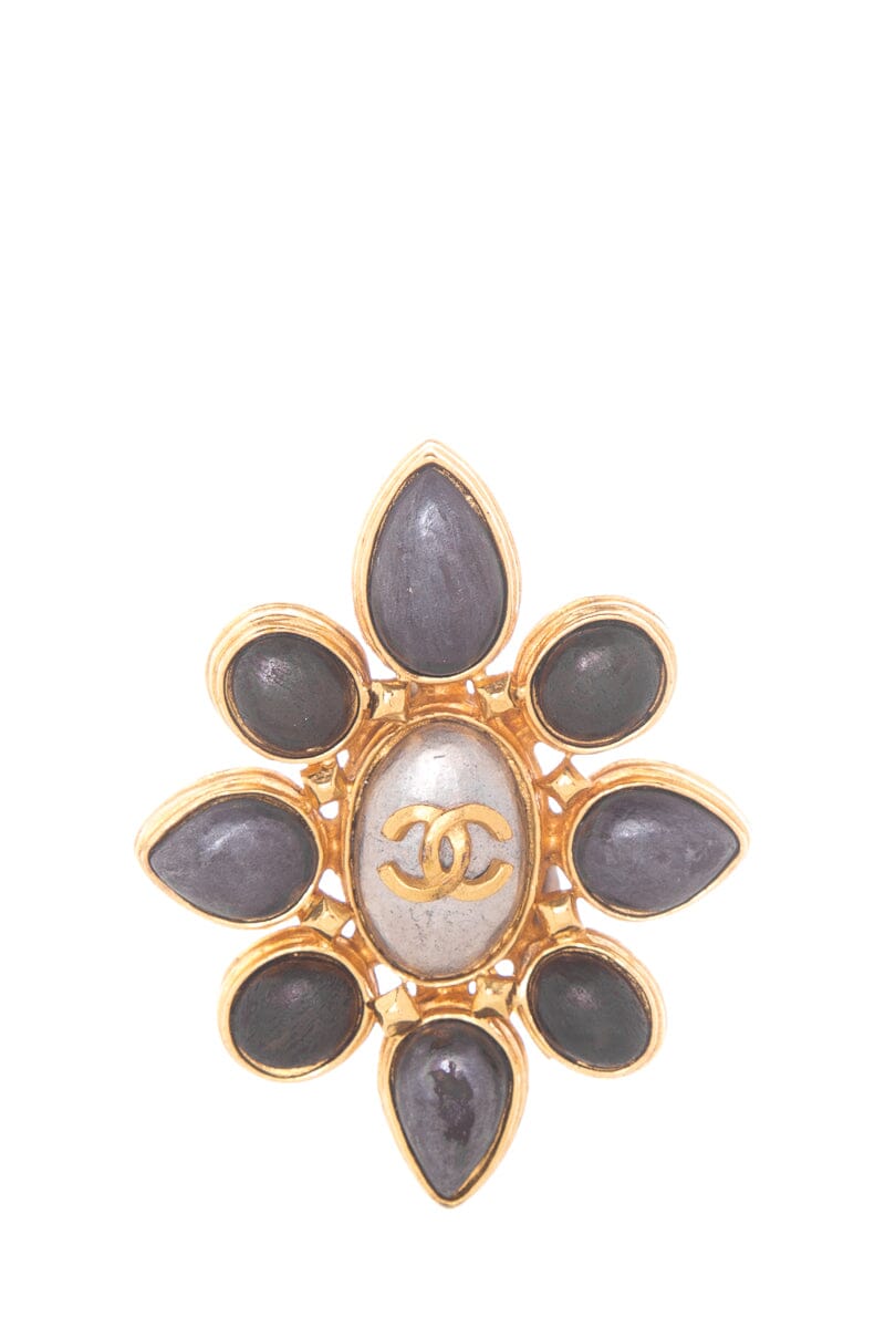 Chanel Gold & Silver 1997  Brooch