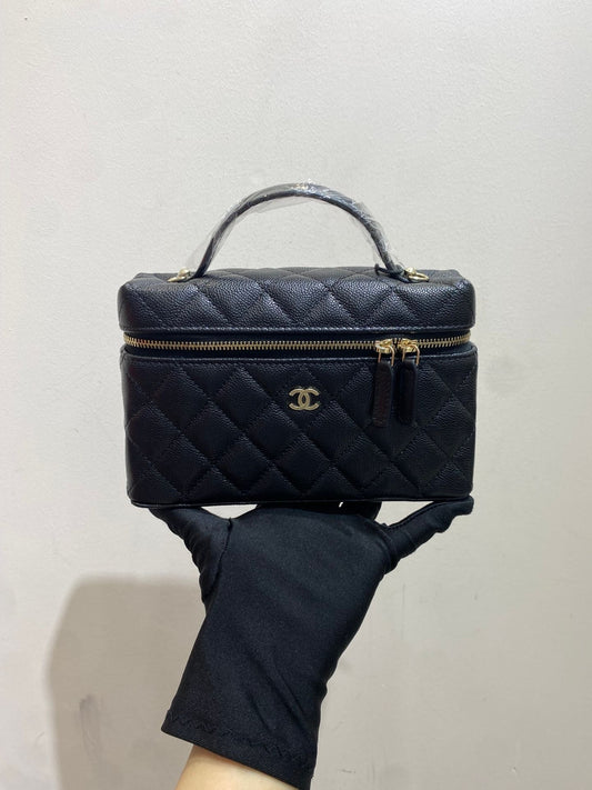 Chanel P .**cm Black Bag