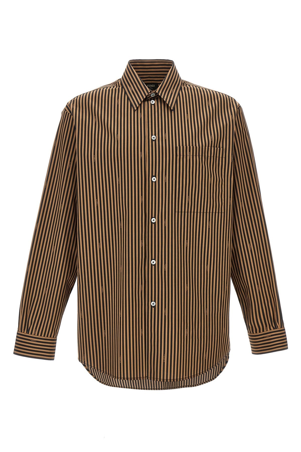 Fendi Men Pequin Stripes Shirt