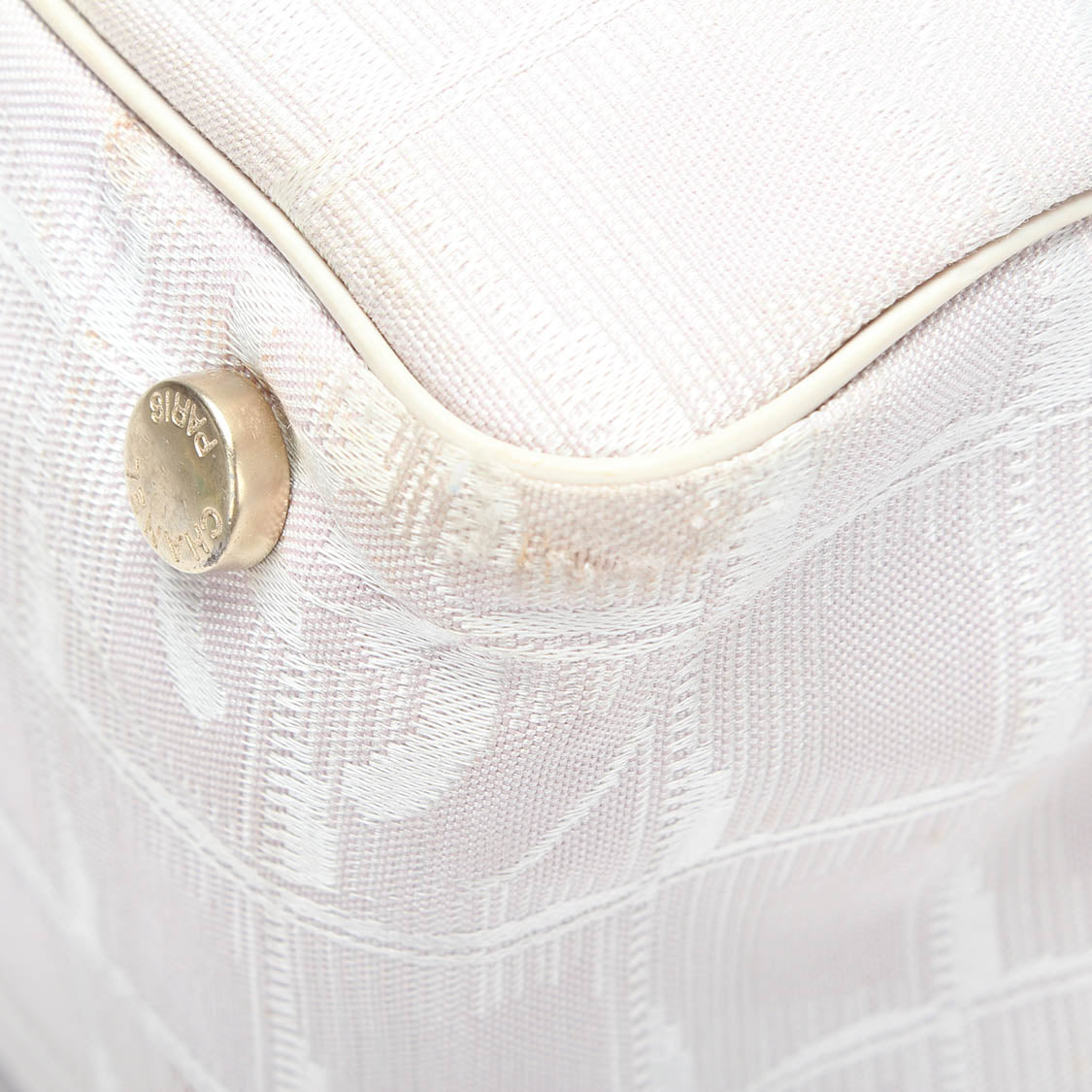 Chanel New Travel Line Tote Bag Canvas Tote Bag in Good condition
