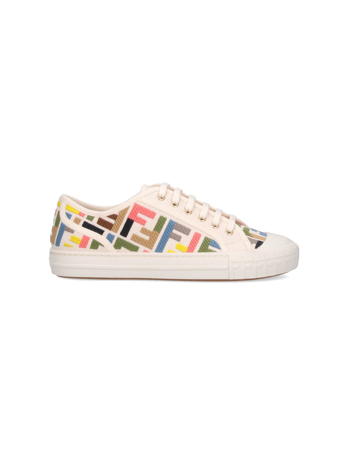Fendi Women "Domino" Low-Top Sneakers