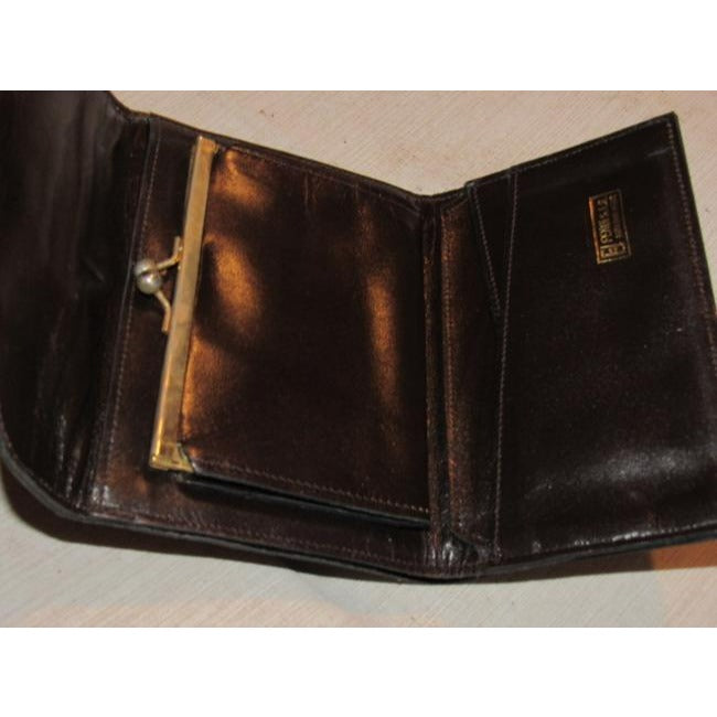 Fendi Tobacco Zucca Print Tri Fold Unisex Wallet