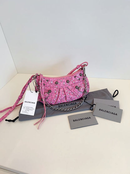 Balenciaga Le Cagole mini bag pink 20*12cm 106866