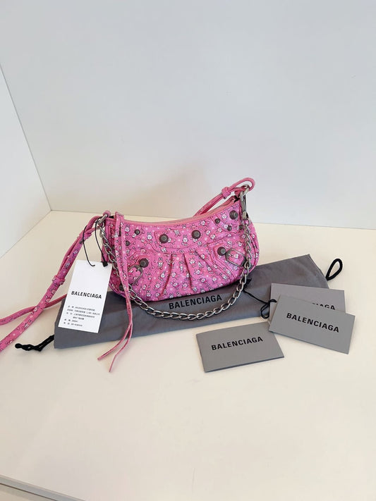 Balenciaga Le Cagole mini bag pink 20*12cm 106866