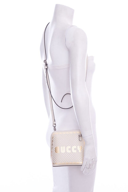 Gucci X Sega Guccy Cream Stars Mini Dome Cross-Body