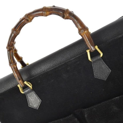 Gucci Xl Vintage Pursesdesigner Purses Black Leather Satchel