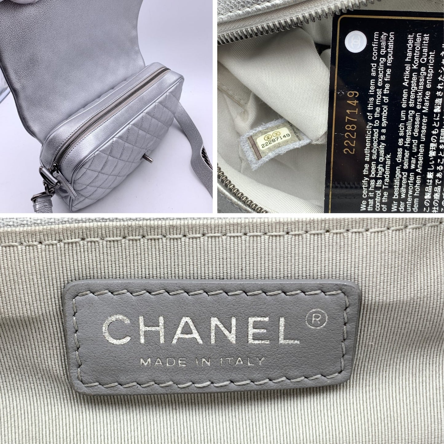 Chanel Shoulder Bag Easy Flap