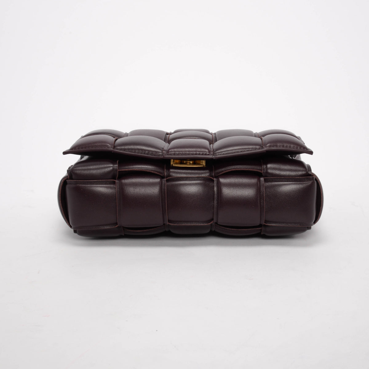 Bottega Veneta Grape Lambskin Padded Cassette Bag