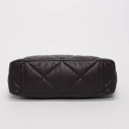 Chanel Aubergine Quilted Lambskin 19 East West Shopping Tote