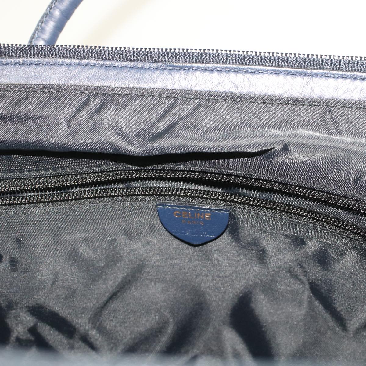 Celine Hand Bag Nylon Navy  ep1160