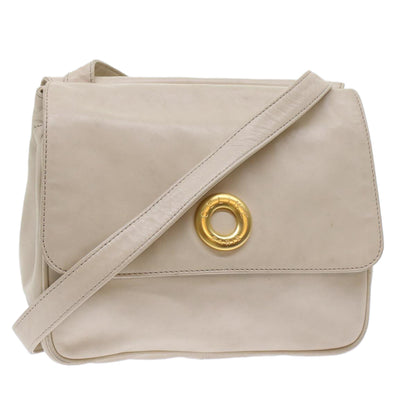 Celine Shoulder Bag Leather White  ep1176