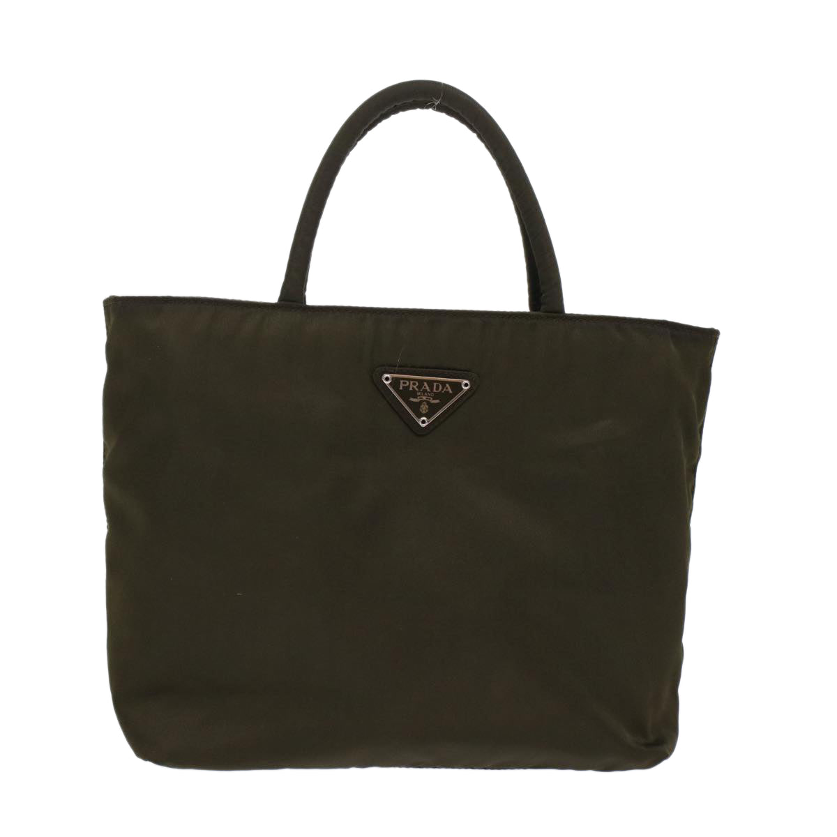 Prada Hand Bag Nylon Khaki  ep1187