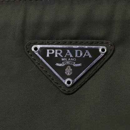 Prada Hand Bag Nylon Khaki  ep1187