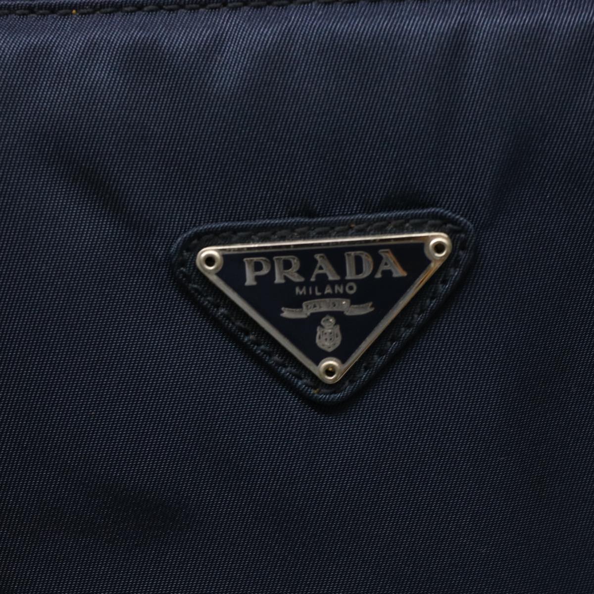 Prada Hand Bag Nylon Navy  ep1204