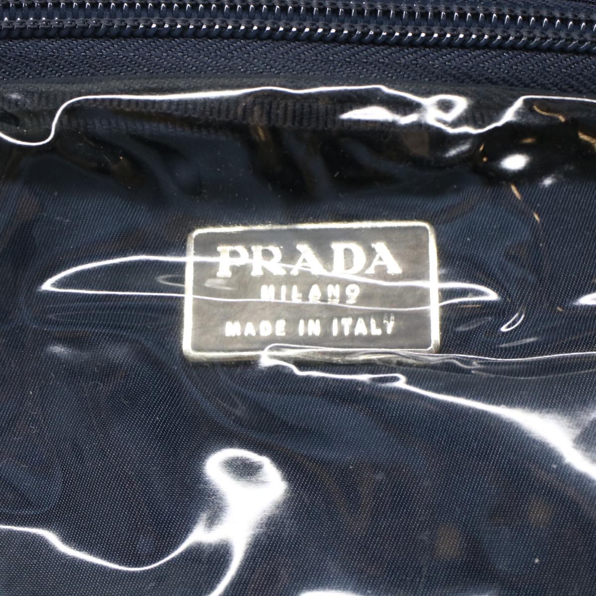 Prada Hand Bag Nylon Navy  ep1204