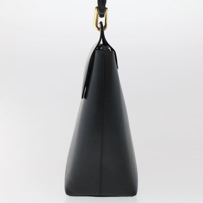 GUCCI Bamboo Shoulder Bag Leather Black  ep1264