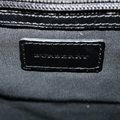 Burberry Tote Bag Canvas Black Auth ep1588