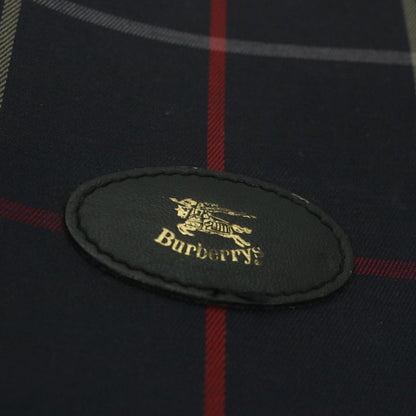 BurberrySs Nova Check Hand Bag Nylon Canvas Navy Auth ep2181