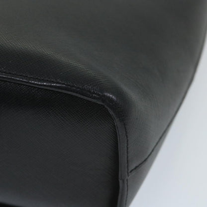 BurberrySs Shoulder Bag Leather Black Auth ep2237