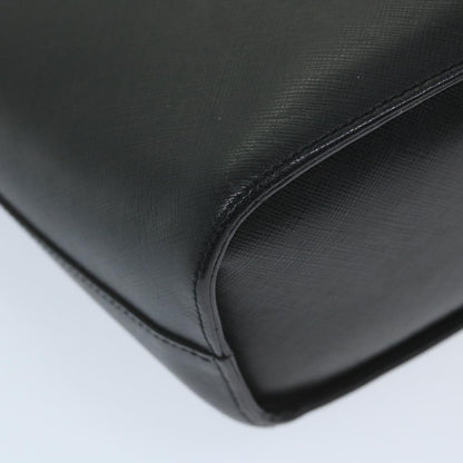 BurberrySs Shoulder Bag Leather Black Auth ep2237