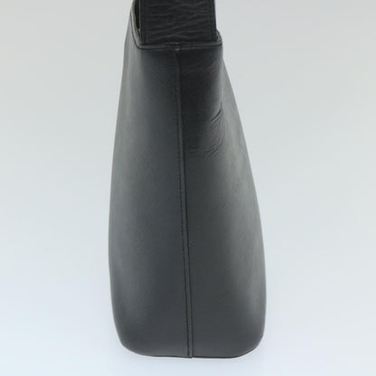 BurberrySs Shoulder Bag Leather Black Auth ep2237