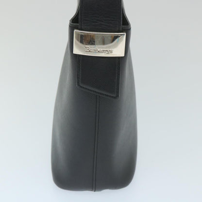 BurberrySs Shoulder Bag Leather Black Auth ep2237