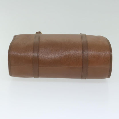 BurberrySs Hand Bag Leather Brown Auth ep2804