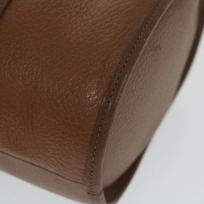 BurberrySs Hand Bag Leather Brown Auth ep2804