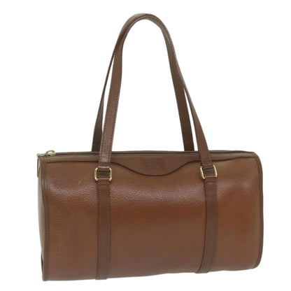 BurberrySs Hand Bag Leather Brown Auth ep2804
